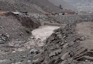 Fuertes lluvias activaron quebrada Huascarán en Chaclacayo