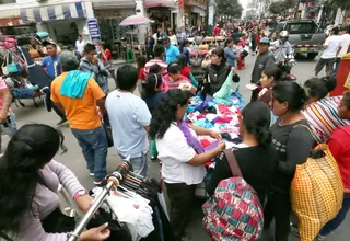 Gamarra: ambulantes aseguran que Municipalidad les cobra por ocupar las calles