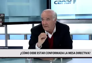 García Belaunde: Tenemos que unirnos para cambiar la actual Mesa Directiva