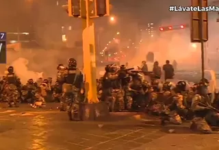 Ministro Rodríguez: "La PNP usó gases lacrimógenos ante ataque de manifestantes"