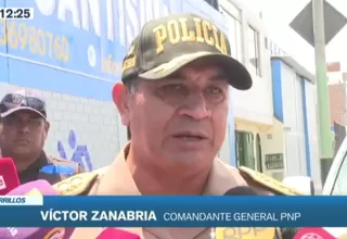 General Zanabria: "Hay reconocer e incentivar a la policía y no ver todo lo malo"