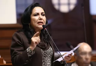 Gloria Montenegro recibe el respaldo de parlamentarios tras agresión verbal