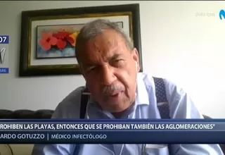 Gotuzzo tras medidas contra COVID-19: En Lima debería haber un nivel mayor de exigencia