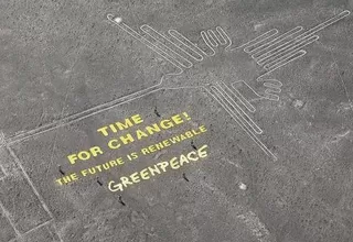 Greenpeace no sabe quiénes son activistas que invadieron las Líneas de Nasca
