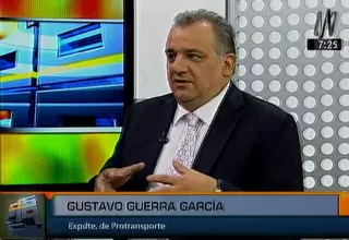 Guerra García: Modelo afiliador incentiva conducta salvaje en choferes