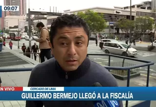 Guillermo Bermejo presentará querella contra el congresista Américo Gonza 