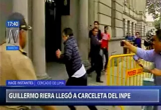 Guillermo Riera entró corriendo a la carceleta del Poder Judicial