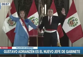 Gustavo Adrianzén juró como nuevo jefe de Gabinete