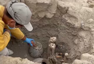 Hallan restos humanos de la cultura Ychsma en Miraflores