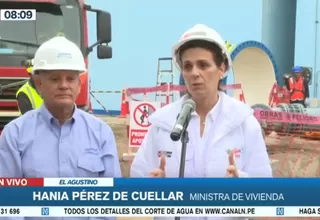 Hania Pérez de Cuellar: Más de 600 trabajadores de Sedapal están desplegados ante corte de agua