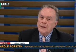 Harold Forsyth: El Perú tiene que dar una buena demostración que somos capaces de ponernos de acuerdo