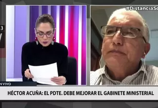Héctor Acuña: Definitivamente que sí apoyaremos una interpelación en contra de Maraví