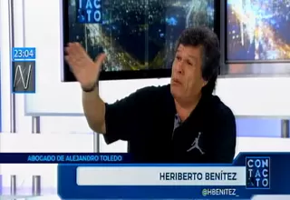 Heriberto Benítez: "Alejandro Toledo no se fugó, salió del país"