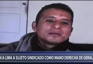 Hombre de confianza de Gerald Oropeza cumple arresto domiciliario en Lima  