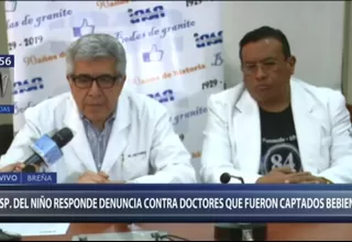 Hospital del Niño: médicos implicados en denuncia serán suspendidos