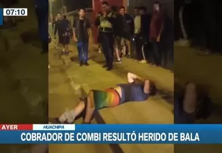 Huachipa: Chofer de volquete hirió de bala a cobrador de combi tras discusión