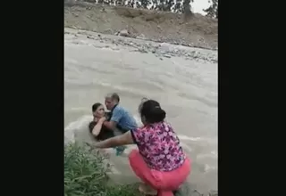 Dos personas fueron arrastradas por el río Rímac durante un bautizo en Huachipa