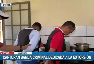 Huachipa: Policía capturó banda criminal dedicada a la extorsión