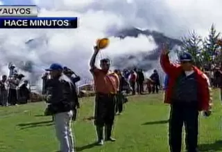 Yauyos: en helicópteros del Ejército evacúan hacia Lima a afectados por huaicos