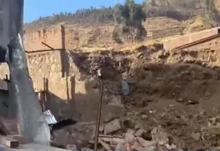 Huancavelica: se derrumbó muro de asilo de ancianos