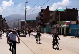 Huancayo: Familias visitaron en bicicleta museos históricos