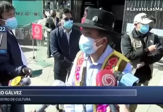 Huancayo: Ministro de Cultura respondió por denuncias en su contra en evento oficial