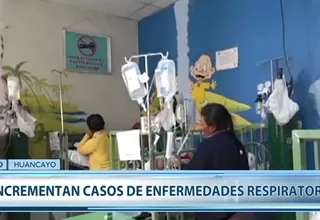 Huancayo: se duplican atenciones por enfermedades respiratorias en niños