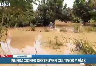 Huánuco: Fuertes lluvias afectan distrito de Santa Rosa de Alto Yanajanca