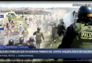 Huaura: Desalojan a familias que invadieron zona arqueológica de Hualmay