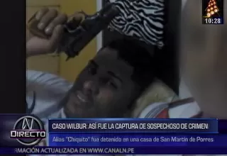 Wilbur Castillo: imágenes de la captura del presunto sicario del crimen