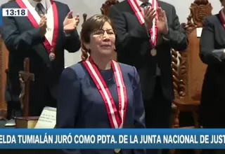 Imelda Tumialán juró como nueva presidenta de la JNJ