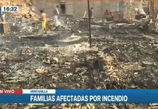 Incendio dejó diez familias damnificadas en Ventanilla