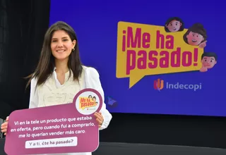 Indecopi lanza campaña "¡Me ha pasado!" para que consumidores sepan cómo defender sus derechos