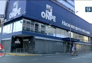 ONPE inició proceso sancionador a cinco partidos por no presentar información financiera
