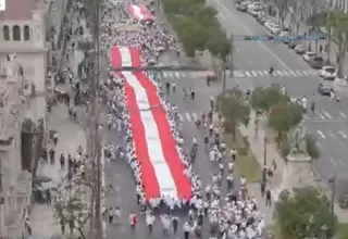 Ciudadanos participaron en Marcha por la Paz en Lima
