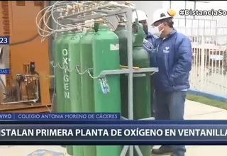 Ventanilla: Instalan la primera planta de oxígeno gratuita