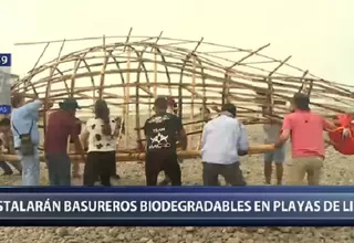 Instalarán basureros biodegradables en distintas playas de Lima