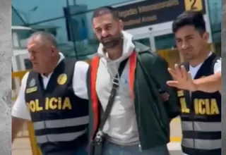 Interpol capturó a prófugo vinculado al narcotráfico en el aeropuerto Jorge Chávez