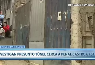 Investigan supuesto túnel cerca a penal Castro Castro