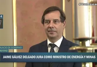 Jaime Gálvez juró como ministro de Energía y Minas
