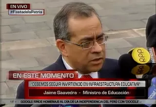 Jaime Saavedra: "Confío en la implementación de la Ley Universitaria"