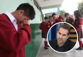 Javier Echevarría sobre bullying en escuelas: "Muchos de los agresores son agredidos en la casa"