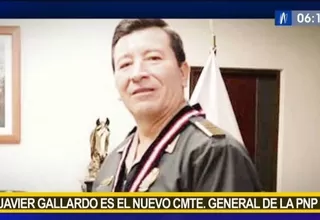 Javier Gallardo es el nuevo Comandante General de la Policía Nacional del Perú