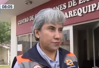 Jefa del COER de Arequipa: La Policía Nacional informó que hay 15 fallecidos por huaicos 