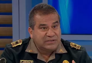 Jefe de la Dirnic sobre estado de emergencia: "Las Fuerzas Armadas tienen solo un rol de apoyo"