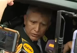 Jefe del Estado Mayor de la Policía descarta haberse comunicado con Pedro Castillo