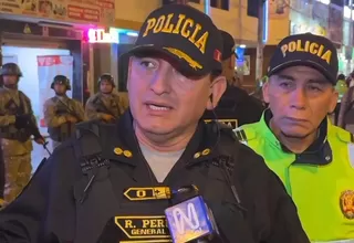Jefe de la Región Policial Lima: "Se han desplegado 1700 efectivos en San Martín de Porres"