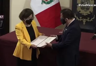 UNMSM: Jeri Ramón recibió credenciales como nueva rectora