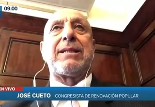 José Cueto: “No daré mi voto de confianza al gabinete Betssy Chávez” 