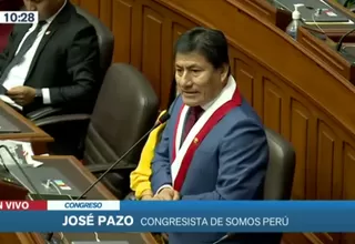 José Pazo Nunura juró como nuevo congresista en reemplazo de Wilmar Elera